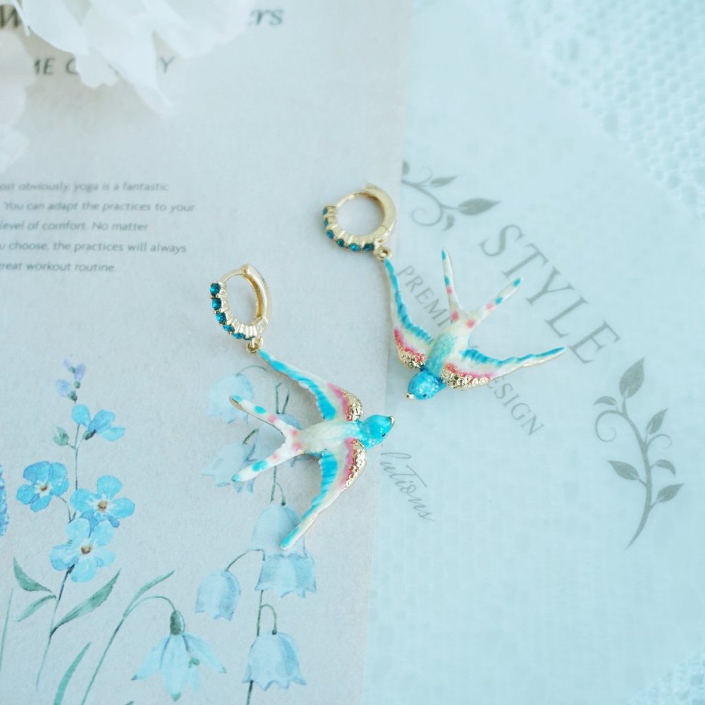 COPY - Bill skinner swallow earrings